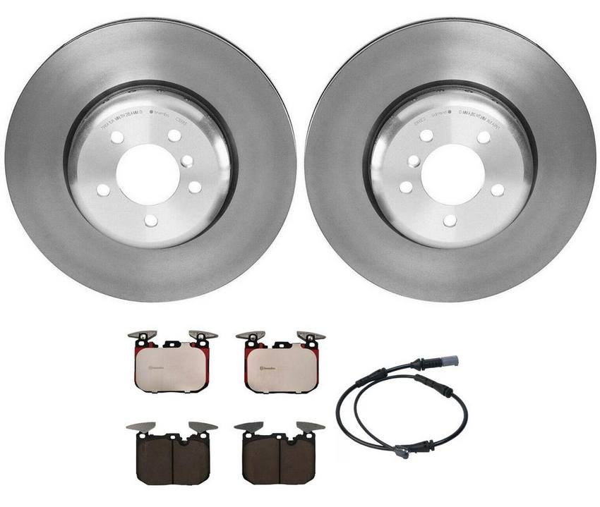 Brembo Brake Pads and Rotors Kit - Front (370mm) (Ceramic)